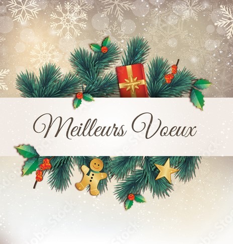Meilleurs vœux pour la période des Fêtes.